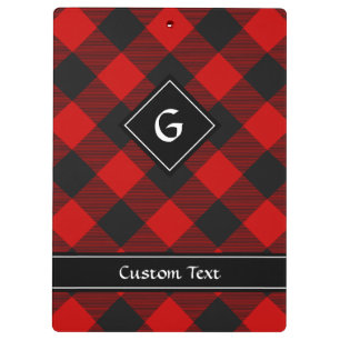MacGregor Rob Roy Tartan Clipboard Klemmbrett