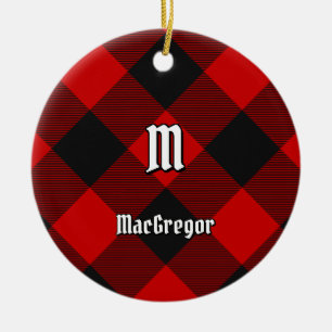 MacGregor Rob Roy Tartan Keramik Ornament