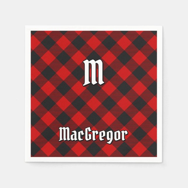 MacGregor Rob Roy Tartan Napkins Serviette (Vorderseite)