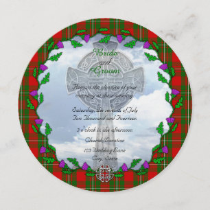 MacGregor Scottish Wedding Einladung
