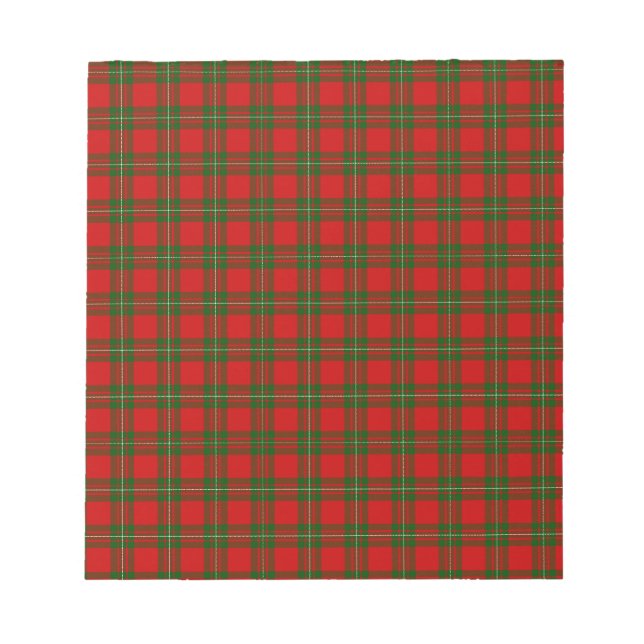 MacGregor Tartan Notizblock (Vorderseite)