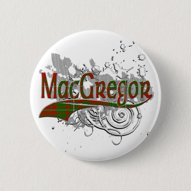 MacGregor Tartan-Schmutz Button (Vorderseite)