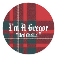 MacGregorPlaid, ich bin ein Gregor, "Ard Choille!"