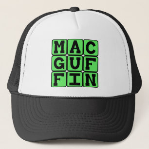 MacGuffin, literarische Fälschung Truckerkappe