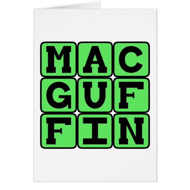 MacGuffin, Literatur Fakeout (Vorne)