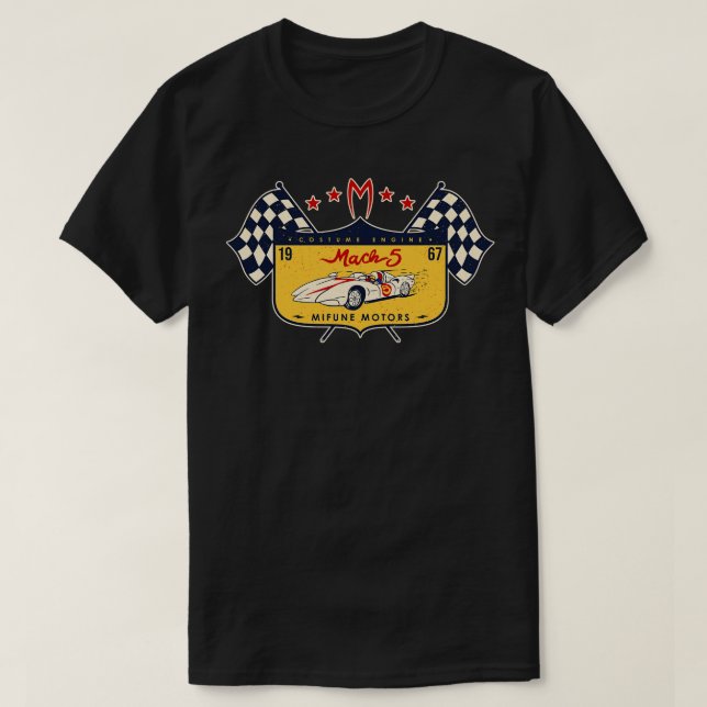 Mach 5 Mifune Motors T-Shirt (Design vorne)