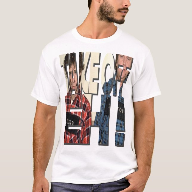 Mach ab, Eh! Bob und Doug McKenzie Retro T-Shirt (Vorderseite)