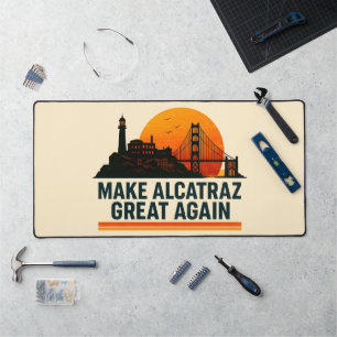 Mach Alcatraz wieder großartig Lustig Schreibtischunterlage