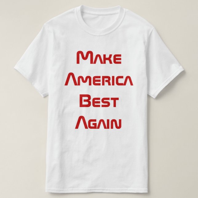 Mach Amerika groß T-Shirt (Design vorne)