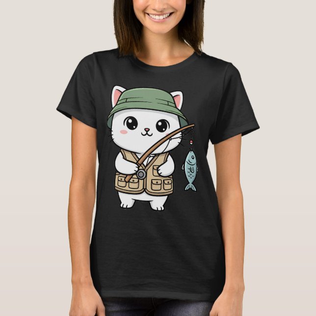MACH AMERIKA WIEDER FISCHEN T-Shirt (Vorderseite)