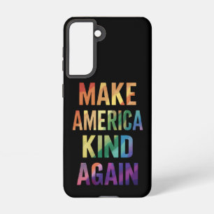 Mach Amerika wieder freundlich Regenbogen LGBTQ Sc Samsung Galaxy Hülle