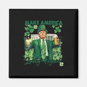 Mach Amerika wieder Glücklich Lustiger Trump St Pa Magnet
