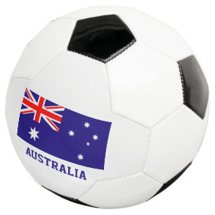 Mach deinen eigenen Fußball Australische Teamfla