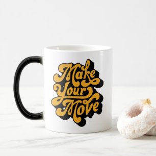 Mach deinen Zug - Retro-Groovy-Tasse Verwandlungstasse