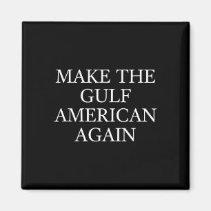 Mach den Golf wieder amerikanisch Trump Funny Gulf Magnet