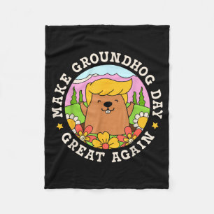 Mach den Groundhog-Tag wieder großartig, lustiger Fleecedecke