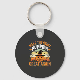 Mach den Kürbis wieder groß Halloween-Design_1 Schlüsselanhänger