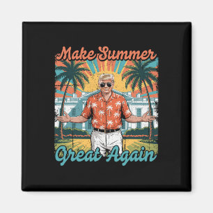 Mach den Sommer wieder großartig, lustiger Donald Magnet