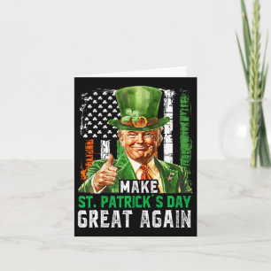 Mach den St. Patrick's Day wieder großartig Trump Karte