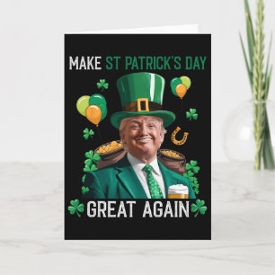 Mach den St. Patricks-Tag wieder groß, irischer Le Karte