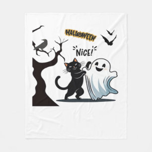 Mach dich bereit für eine spuk-takuläre Halloween- Fleecedecke