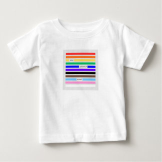 Mach dich stolz Regenbogen-Redaktion Pride 2026 Baby T-shirt