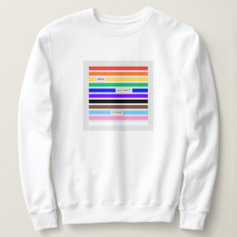 Mach dich stolz Regenbogen-Redaktion Pride 2026 Sweatshirt