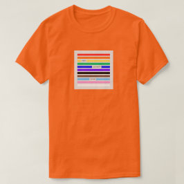 Mach dich stolz Regenbogen-Redaktion Pride 2026 T-Shirt