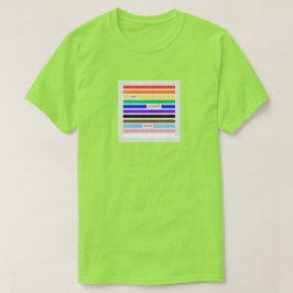 Mach dich stolz Regenbogen-Redaktion Pride 2026 T-Shirt