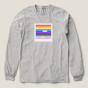 Mach dich stolz Regenbogen-Redaktion Pride 2026 Tri-Blend Shirt