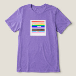 Mach dich stolz Regenbogen-Redaktion Pride 2026 Tri-Blend Shirt