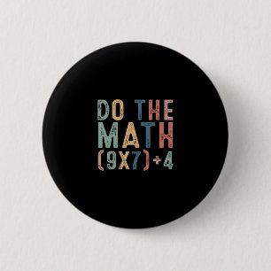 Mach die Mathe 67 Meme Lustig Sechs Sieben Männer  Button