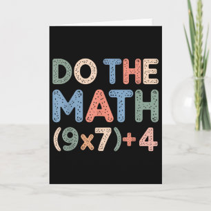 Mach die Mathe-Gleichung Erntedankfest Lehrer 67 S Karte