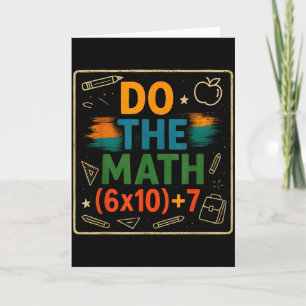 Mach die Mathe lustig 67 Gleichung Klassenzimmer L Karte