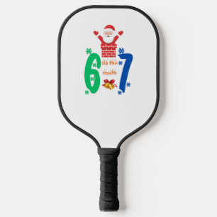 Mach die Rechnung 67 Meme Weihnachten Pickleball Schläger