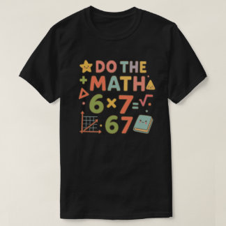 Mach die Rechnung – Trendiges Kawaii-Klassenzimmer T-Shirt