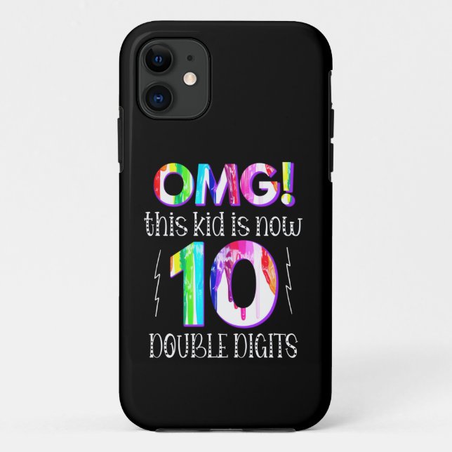 MACH! Dieses Kid ist jetzt 10 zweistellige Paint-T Case-Mate iPhone Hülle (Rückseite)