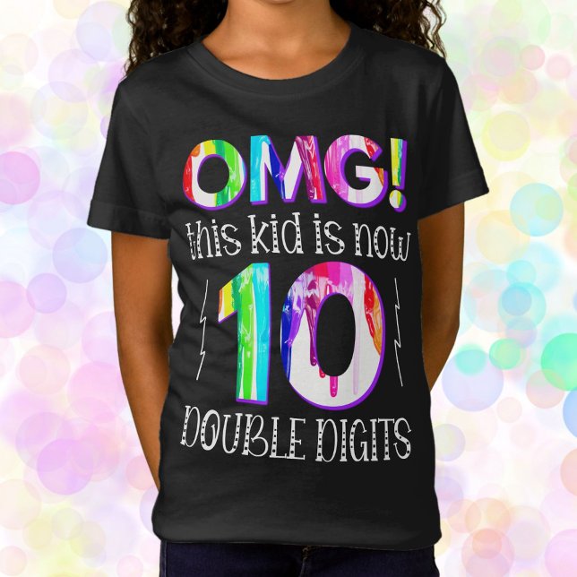 MACH! Dieses Kid ist jetzt 10 zweistellige Paint-T T-Shirt (Von Creator hochgeladen)