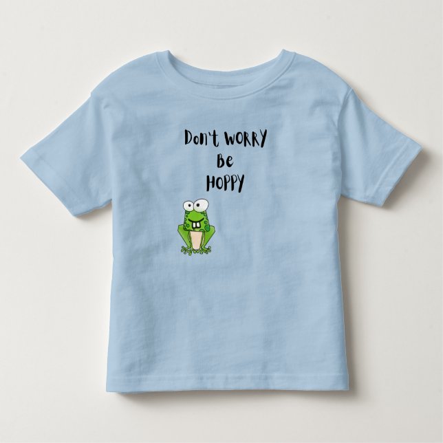 Mach dir keine Sorgen, dass die Niedlichen Frosch  Kleinkind T-shirt (Vorderseite)