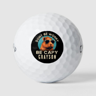 Mach dir keine Sorgen, dass du Capy Funny Coolen P Golfball