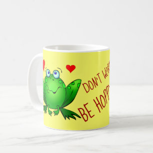 Mach dir keine Sorgen, dass du Niedlich fröhliche  Kaffeetasse
