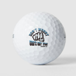 Mach dir keine Sorgen, dass du von Gott Got bist Golfball