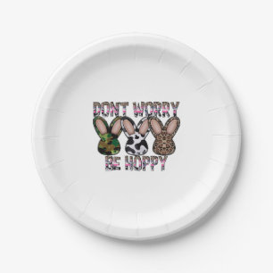 Mach dir keine Sorgen um Hoppy Pappteller