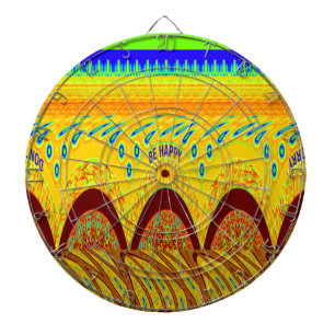 Mach dir keine Sorgen, wenn du glücklich bist beim Dartscheibe