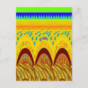 Mach dir keine Sorgen, wenn du glücklich bist beim Postkarte