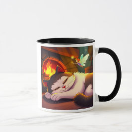 Mach einen großen Schlaf, Katze. Tasse