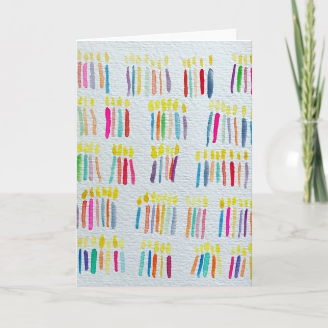 Mach einen Wunsch! Birthday Candle Card Karte (Vorderseite)