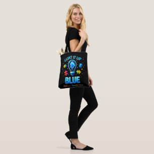 Mach es Blau Autistische Autismus-Bewusstseinsbild Tasche