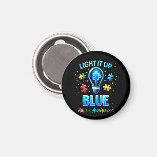 Mach es Blau Autistische Autismuserkennung Magnet