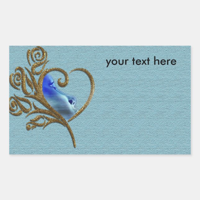 Mach' es dir zu eigen rechteckiger aufkleber (Vorderseite)